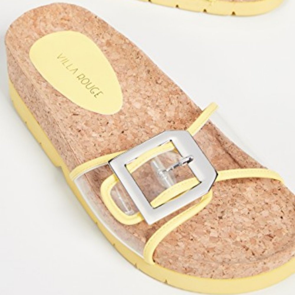 VILLA ROUGE Platform Slide Sandals